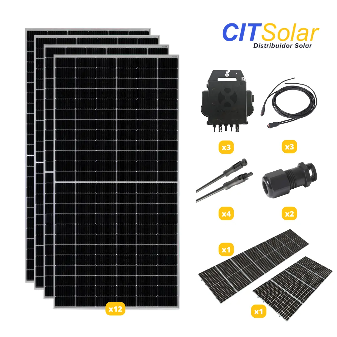 Kit Microinversor - 6,600 Watts - Distribuidor Solar CITSolar