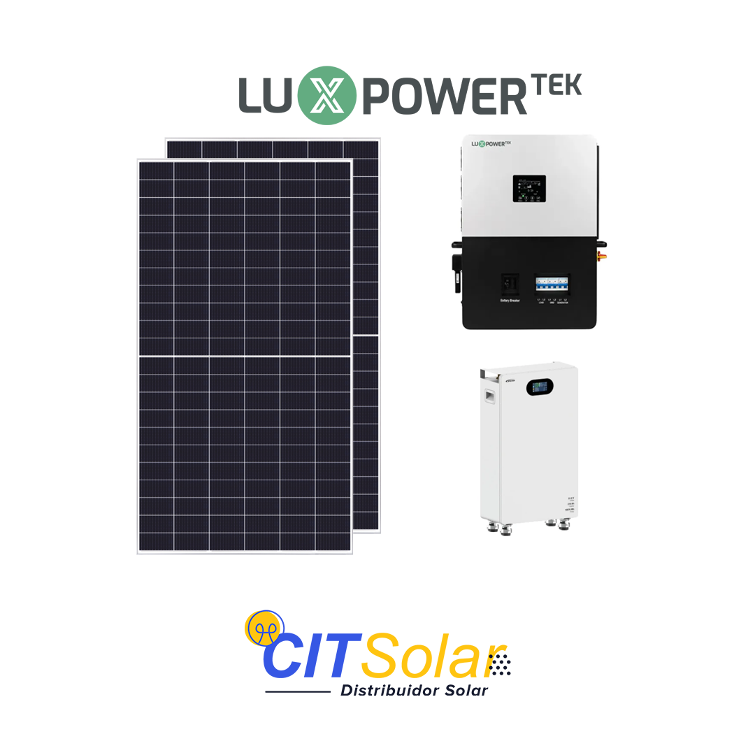 Kit de 8 Paneles Solares de 630W con Respaldo de Baterías de Litio 16 KWH-EPEVER